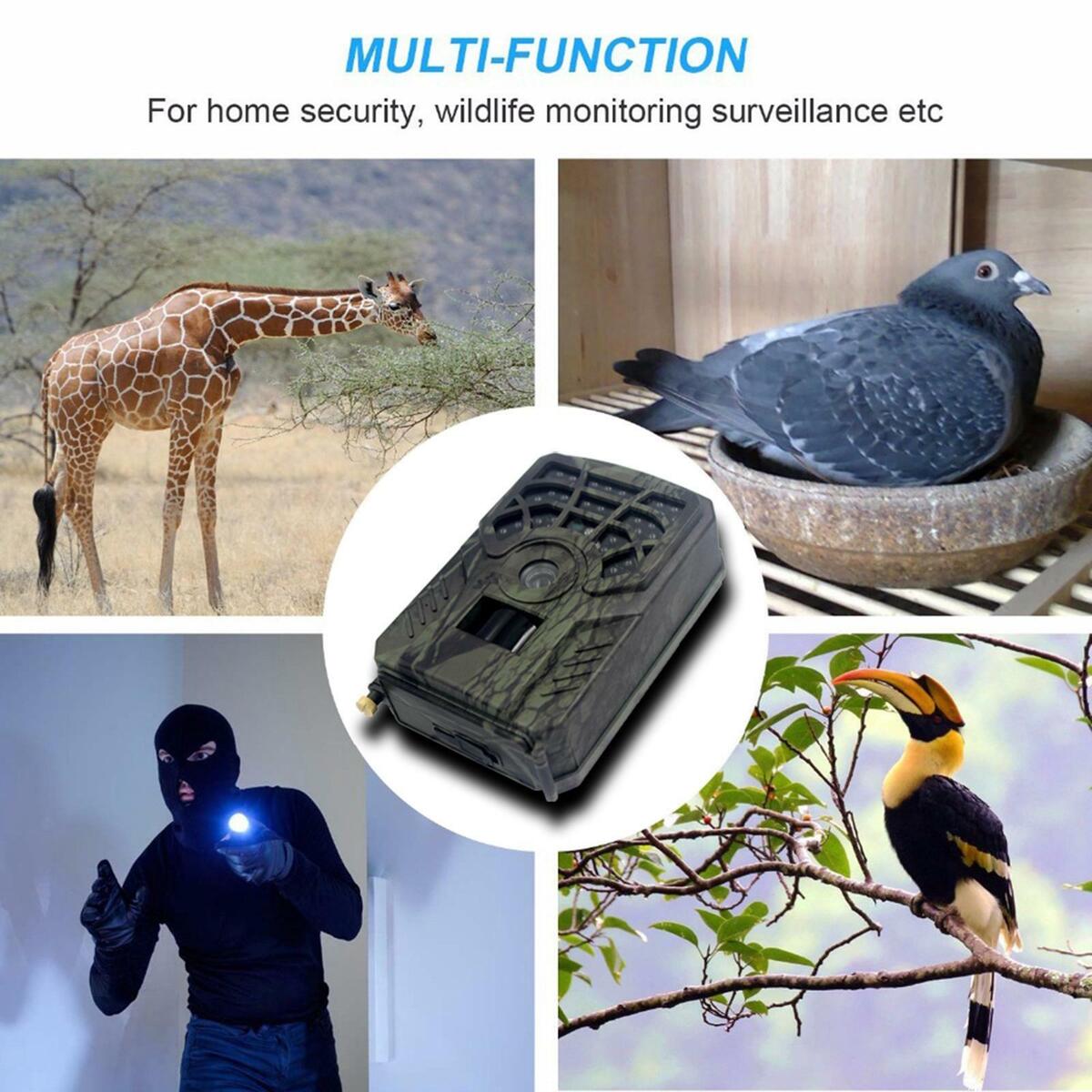 Mini  Camera 720P HD, Game Camera, Waterproof Wildlife Scouting Hunting Cam