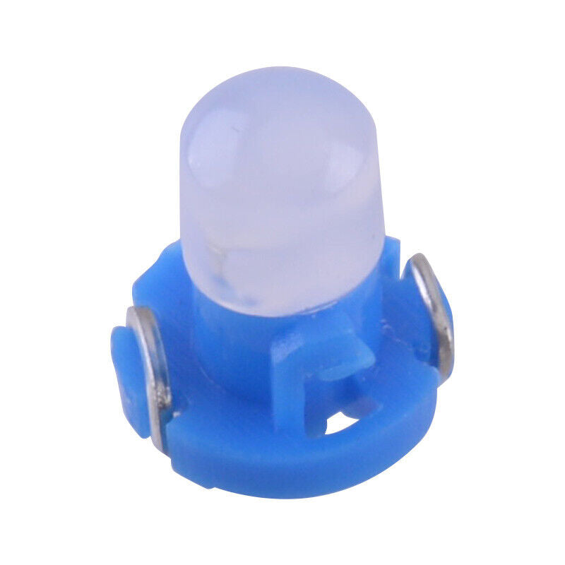 10pcs Blue Neo Wedge 1 SMD Car LED Bulbs T3 Instrument Climate Control Lights