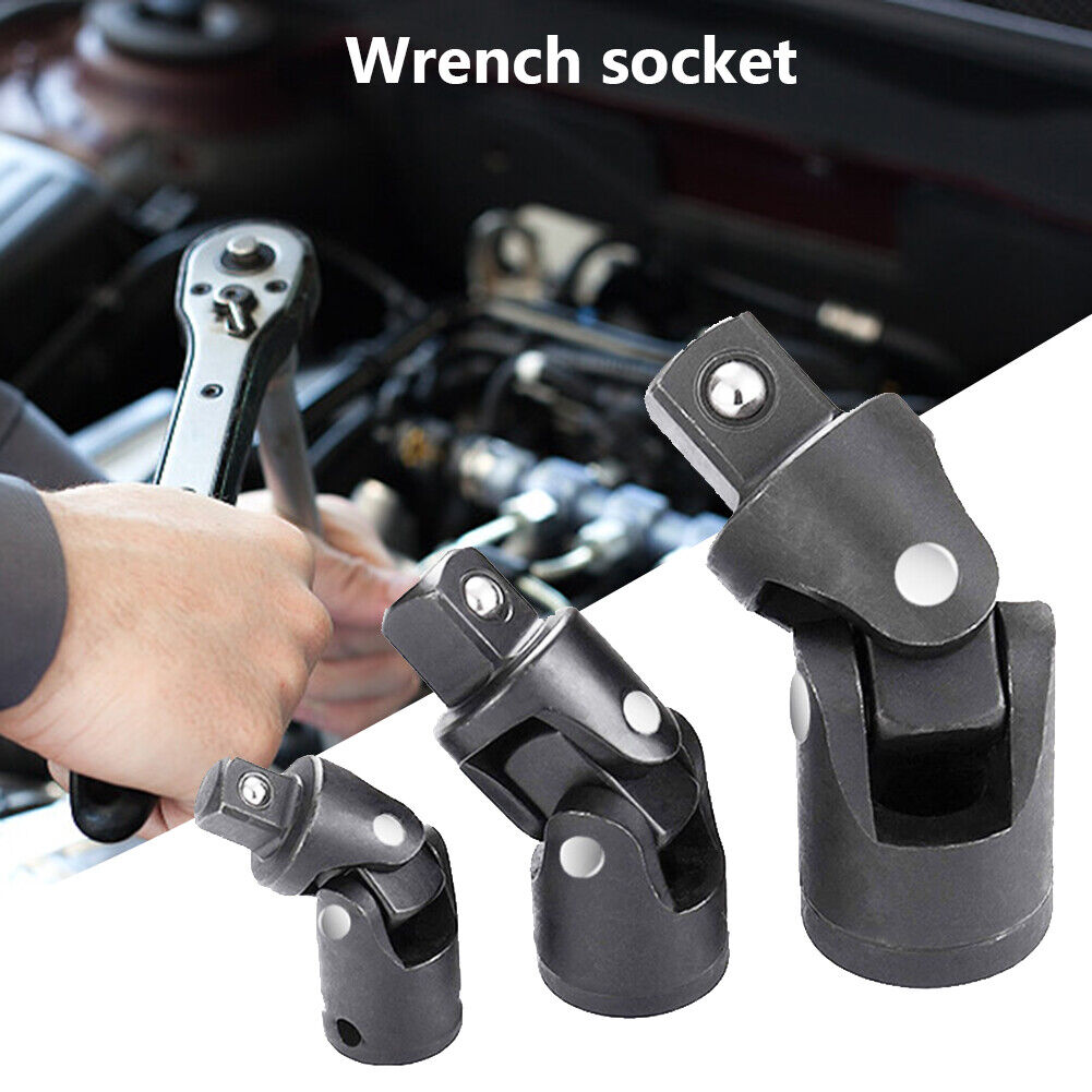 3pcs/Set Universal Joint Wrench Sockets Adapter Manual Car Repair Tools