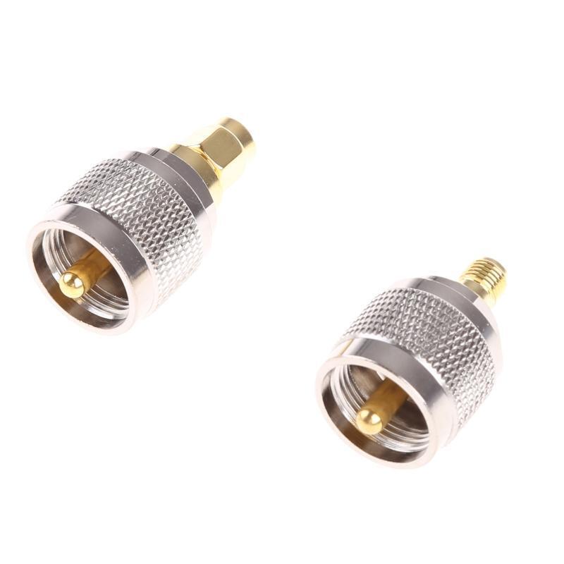 4 Pcs SMA to UHF Coax Connector Low Loss Signal Transmission for Coaxial Cable