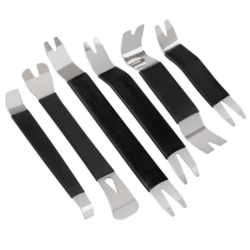Trim Removal Level Pry Tool Door Panel Audio Terminal Fastener Remover Tool 6pcs