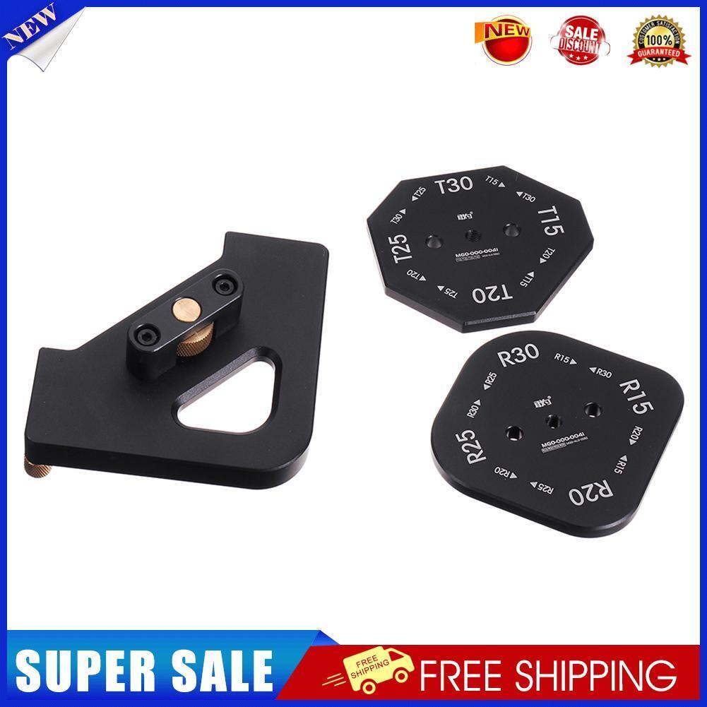 Woodworking Corner Radius Template Trimmer Router Edge Jig (Round+Fillet)
