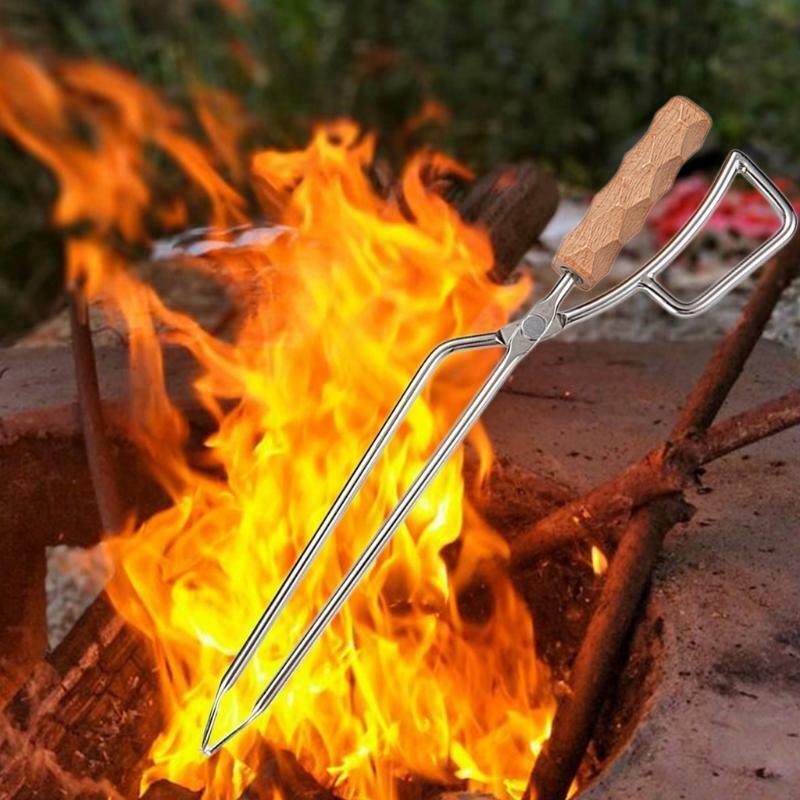 Charcoal Fire Shears Bbq Tool Charcoal Tongs Outdoor Barbecue Tool