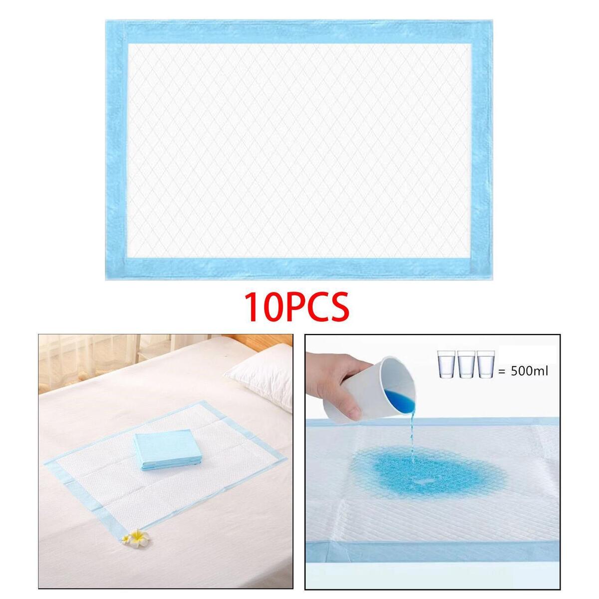 10x Extra Large Disposable Incontinence Bed Pads Leakproof for Senior Care