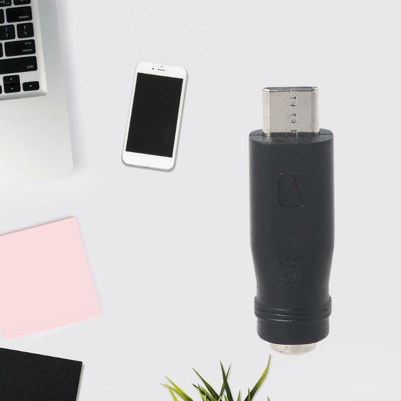 5.5x2.1mm Female to Type C USB Male Practical Adapter Fast Charge