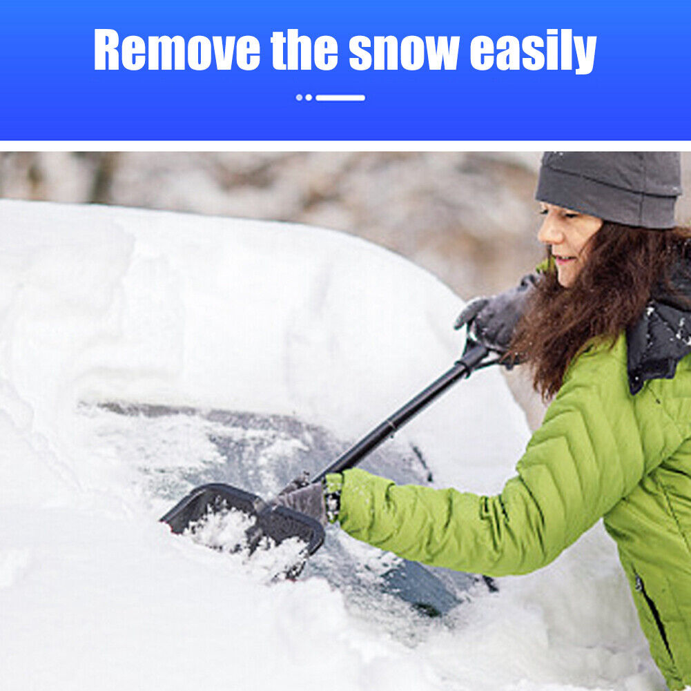 Winter Detachable Car Snow Ice Scraper Aluminum Alloy Frost Cleaning Shovel