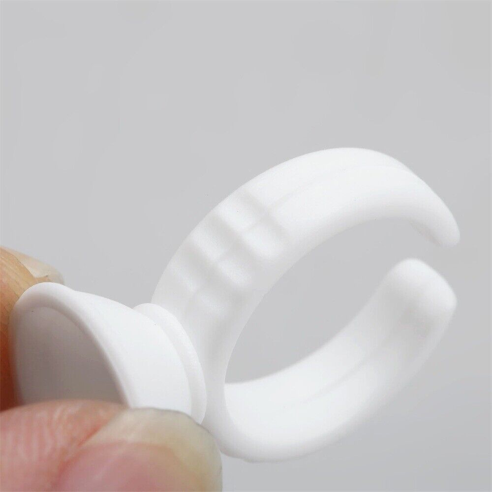 Body Tattoo Ink Holder Cups 50pcs/Bag White Plastic Disposable Permanent Makup