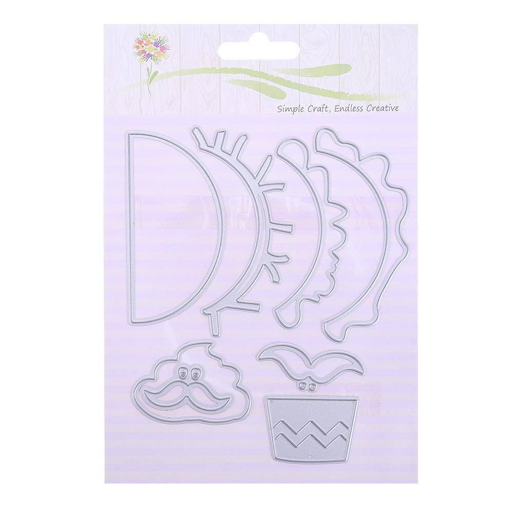 8pcs Metal Pancake Cutting Dies Stencils DIY Scrapbooking Embossing Craft