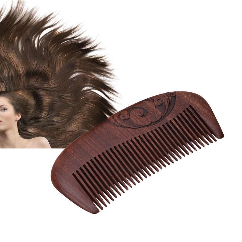 Pro Hairdressing Anti-static Fragrant Natural Wood Wooden Hair Care Comb