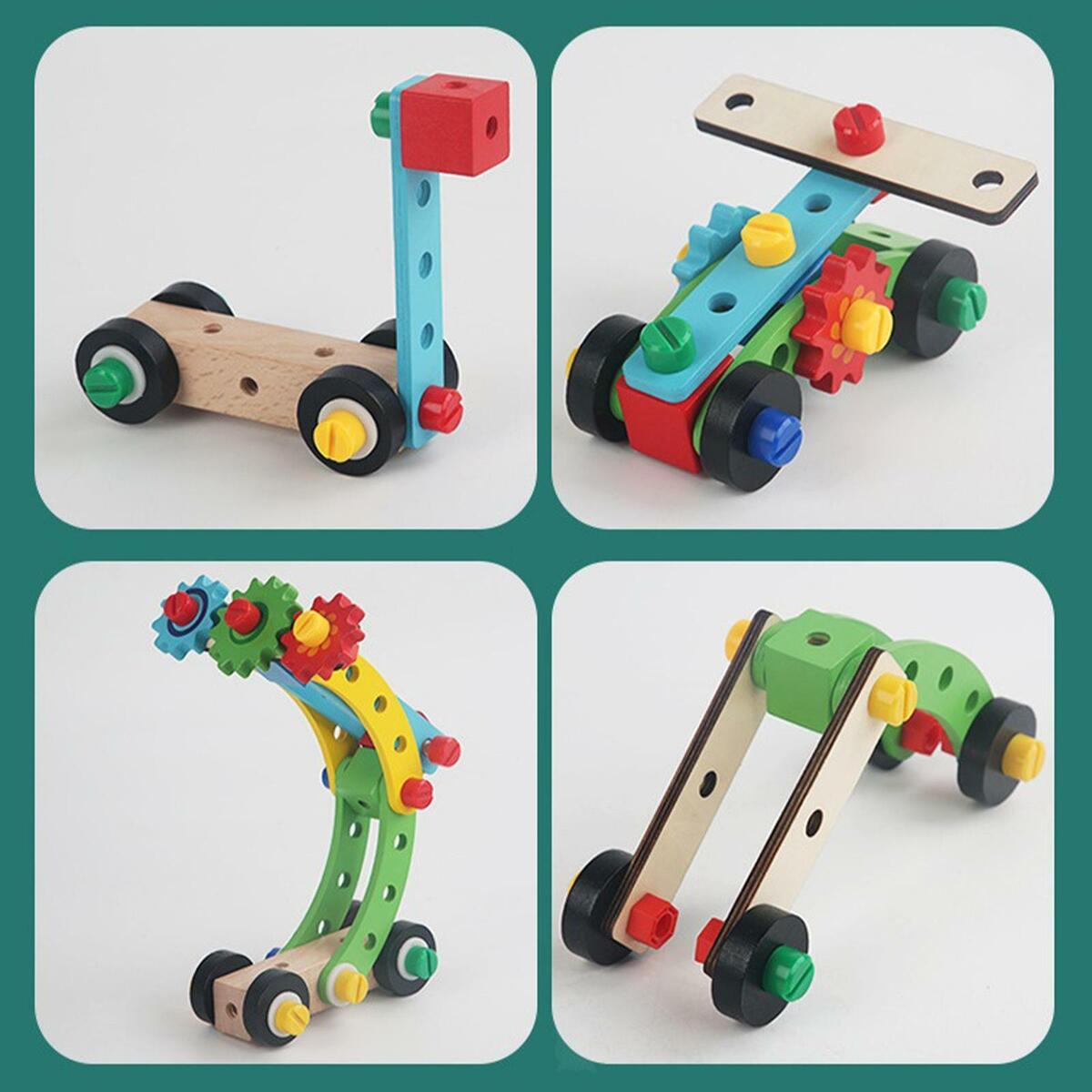 Wooden Montessori   Variety Nut for Toddlers Preschool