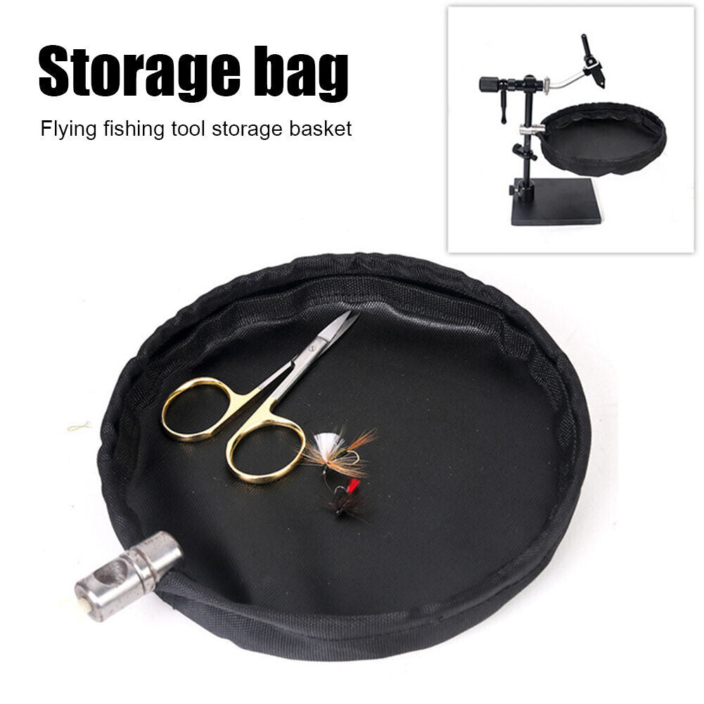 Fly Fishing Tool Storage Basket Durable Fishing Waste Pouch Trash Holder