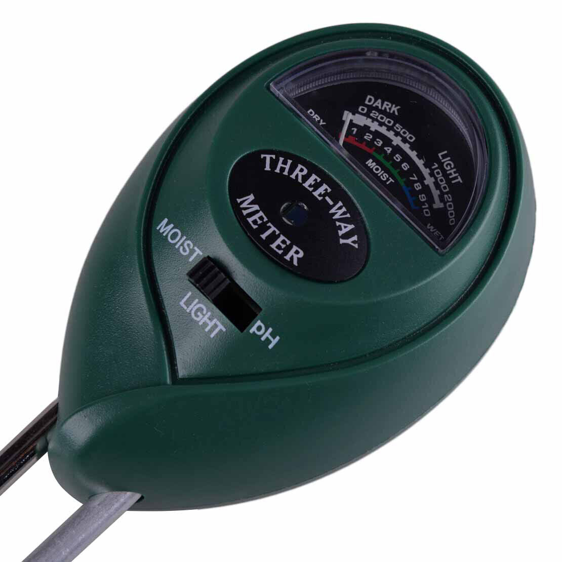 Moisture Light Sensor 3In 1 Soil Monitor PH Tester Meter fr Plant Garden Lawn Li