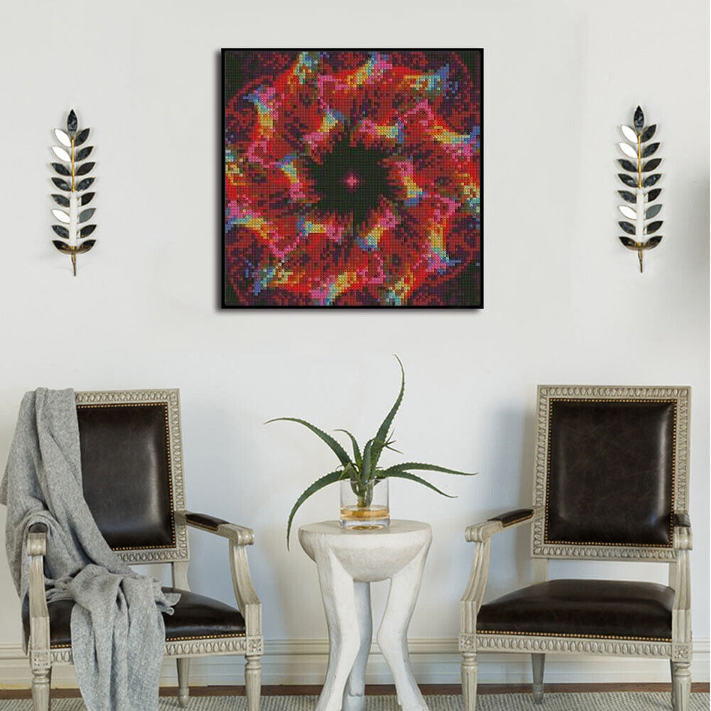 DIY Full Drill Round Diamond Painting Embroidery Kits Cross Stitch Craft