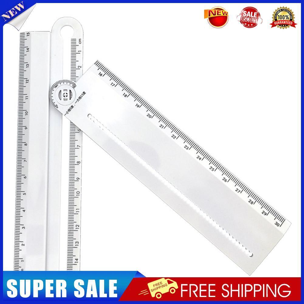 Multifunctional Folding Geometric Drawing Ruler Line Circular Drafting Tool