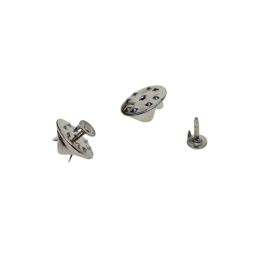 100    Tie Tacks Pin Backs Replacement with Blank  for Craft