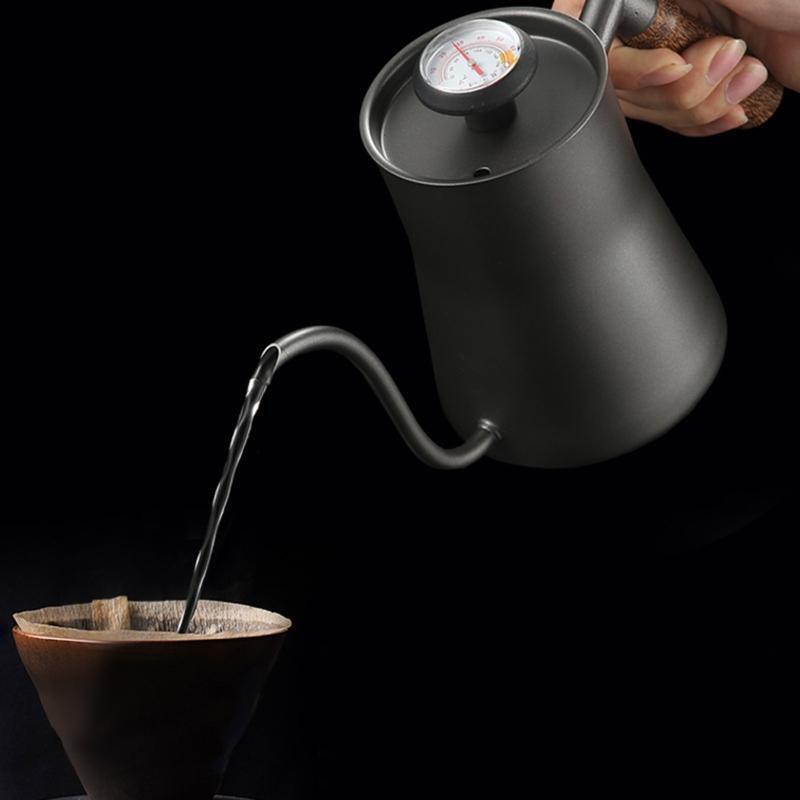 Coffee Teapot 550ml Stainless Steel Teapot Tea Kettles Drip Over Coffee Kettle