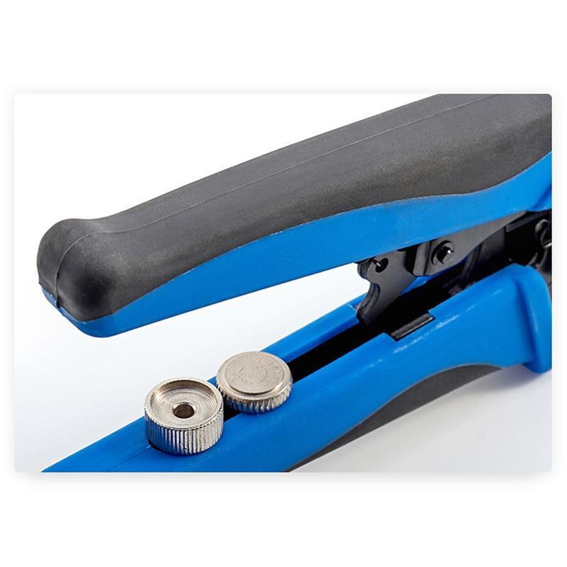 Coax Cable Crimper Adjustable Crimping Plier for F BNC RCA RG58 RG59 RG6