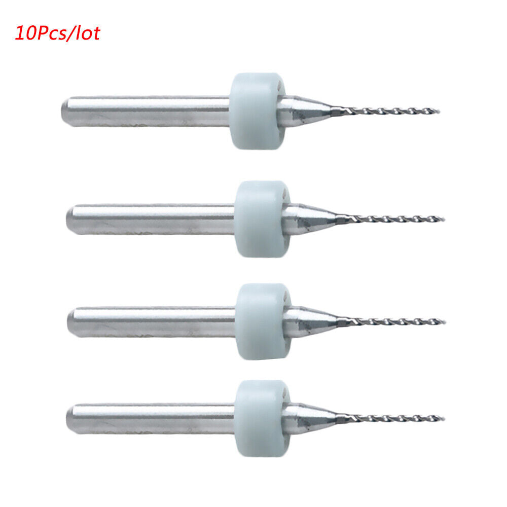 10pcs/lot 0.8mm Useful CNC Carbide Portable Micro Drill Bits Circuit Print PCB