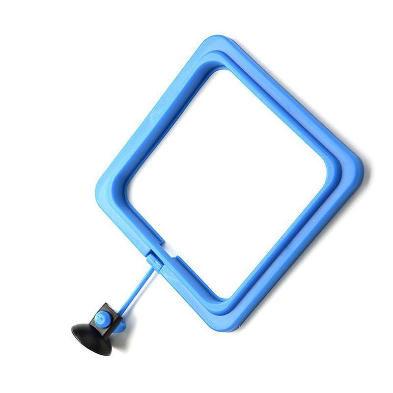 Aquarium Feeding Ring Floating Feeder Rings Feeding Trough with Suction Cup