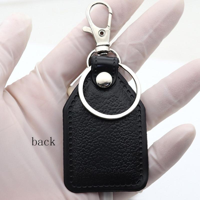 PU Leather Keyhook Simple Keyrings for Christians to Wear with Good Wishes