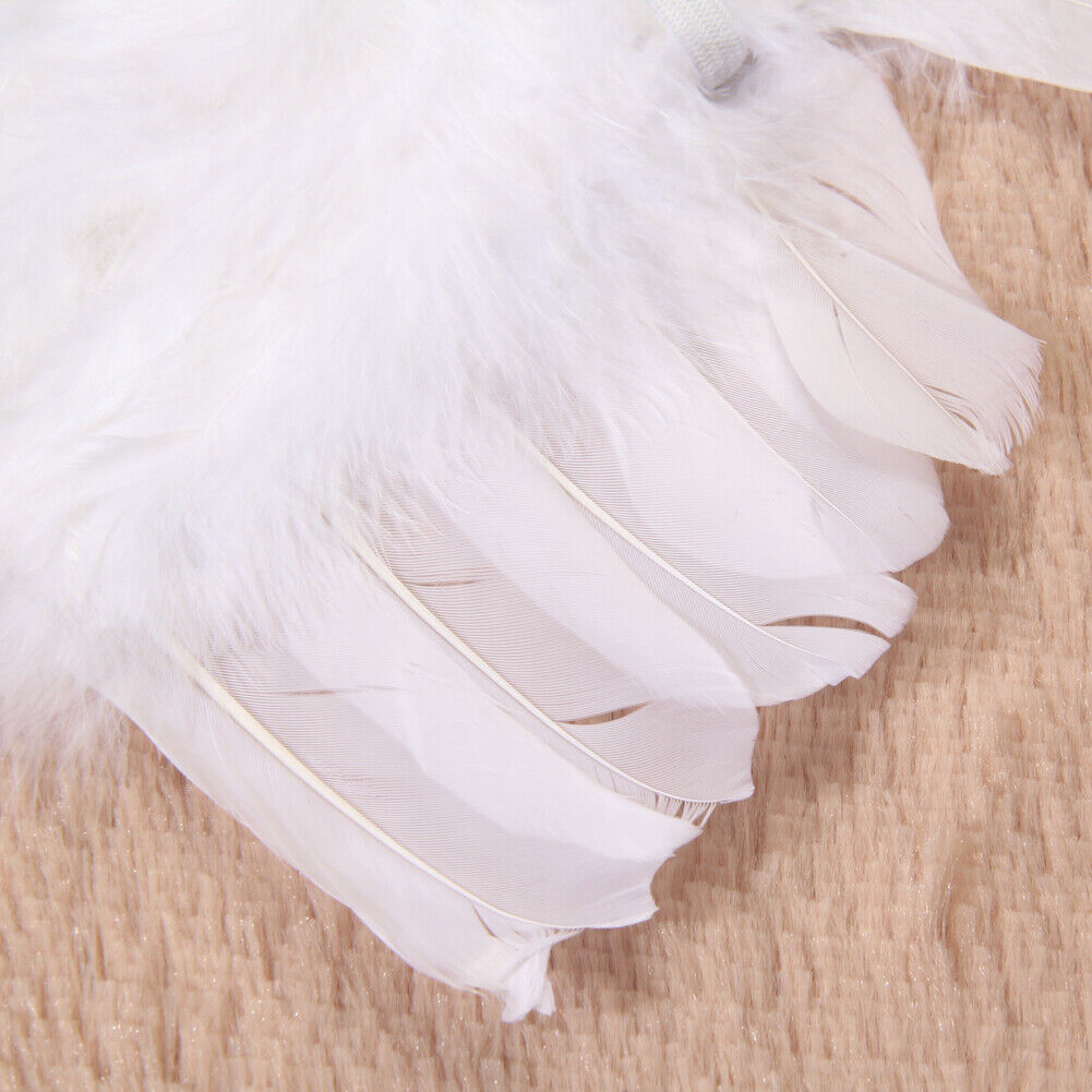 Newborn Feather Angel Wing Photography Prop with Crystal Headband Set-11035