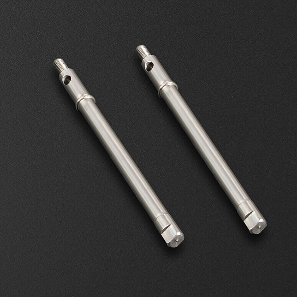 For KYX Axial SCX24 90081 1/10 RC Car Stainless Steel Rear Axle Shaft Upgrade