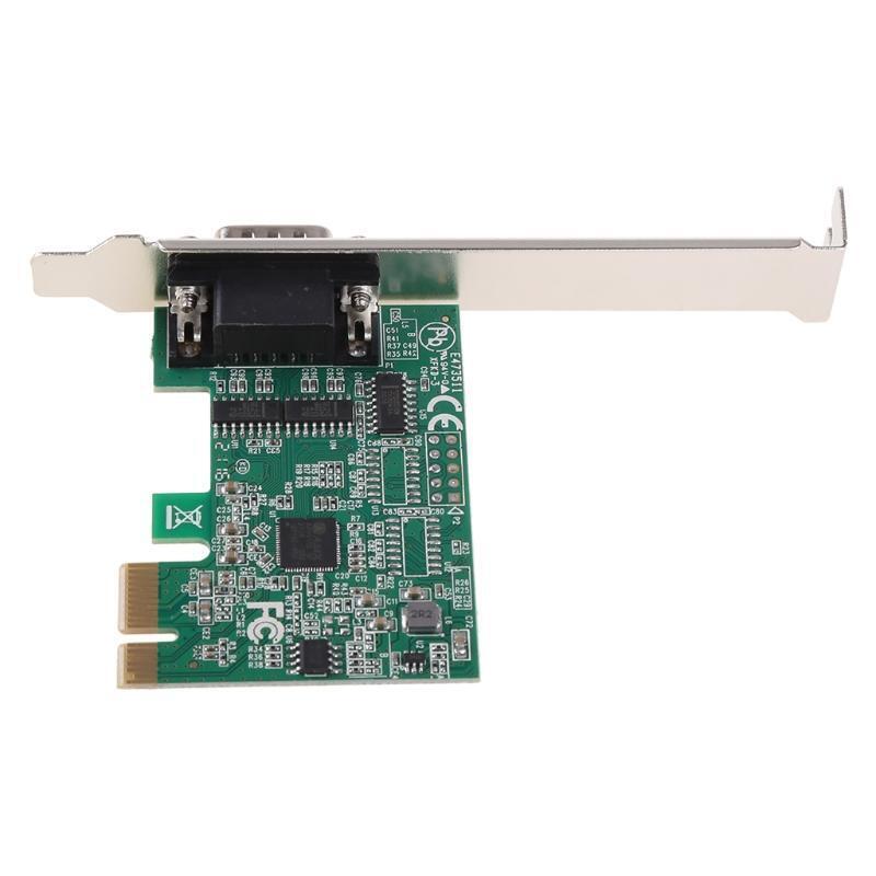 Professional PCIE Dual Serial Chip Expansion Card Ax99100 2 Industrial Port Db9