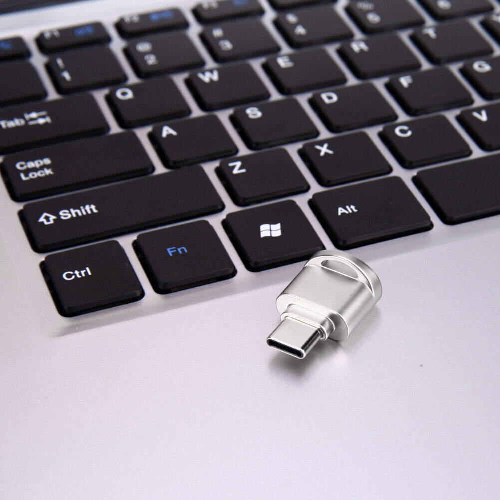 Mini Portable Key Ring Type Type-C USB3.1 Micro SD TF Memory Card Reader