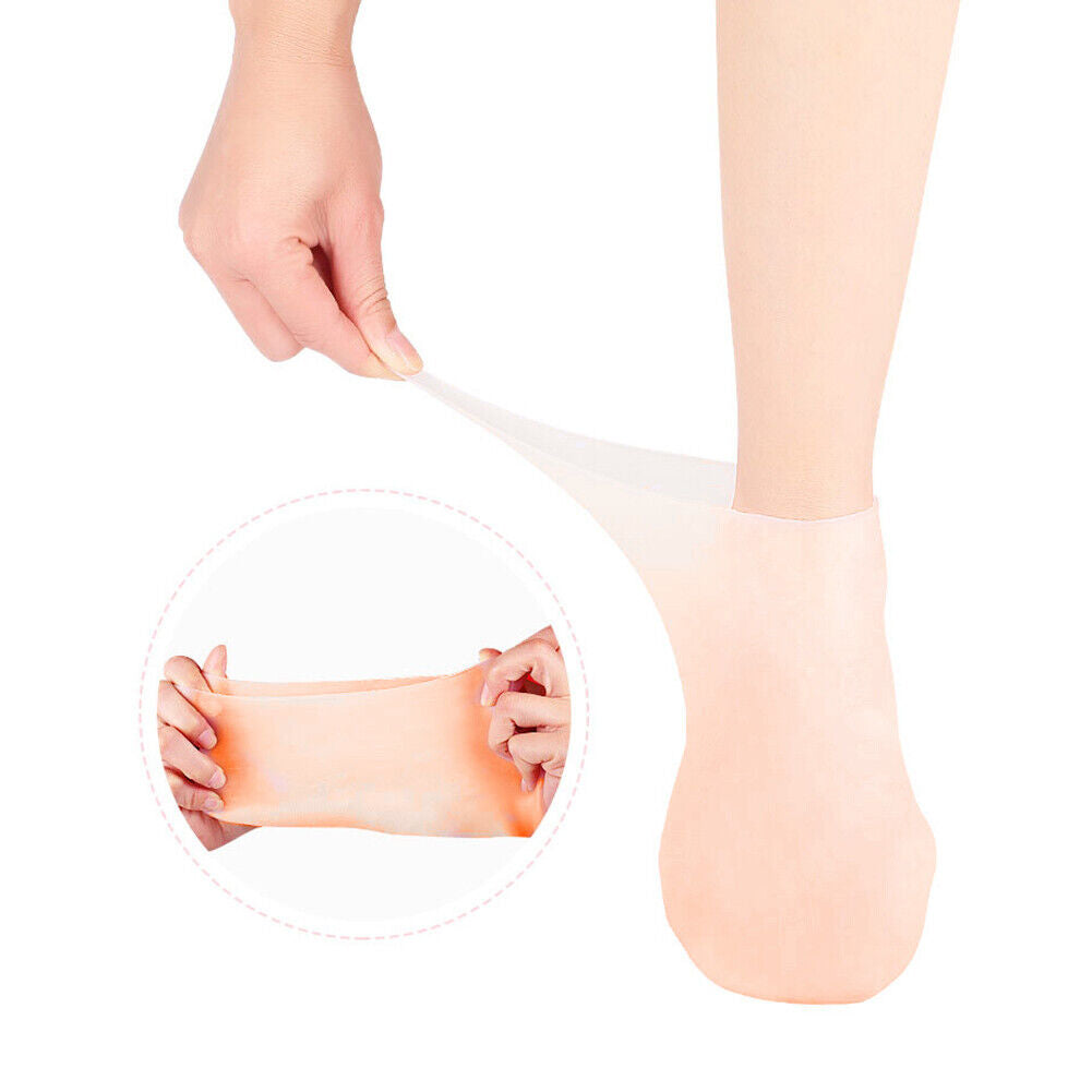 1 Pair Foot Care Socks Moisturizing Gel Cracked Skin Protectors Socks (L)