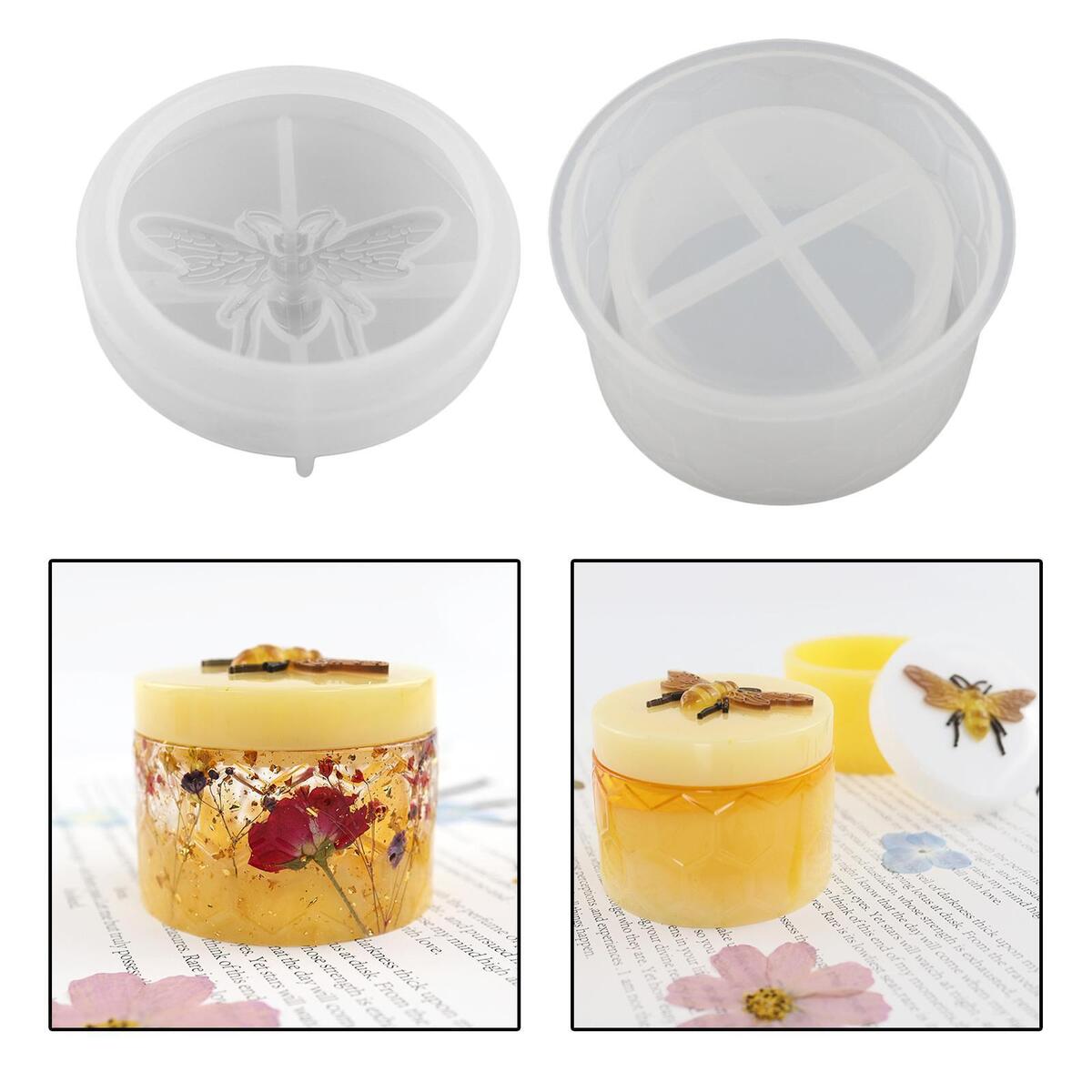 Silicone Jar Molds Reusable Handmade DIY Mould for   Jar Art Crafts