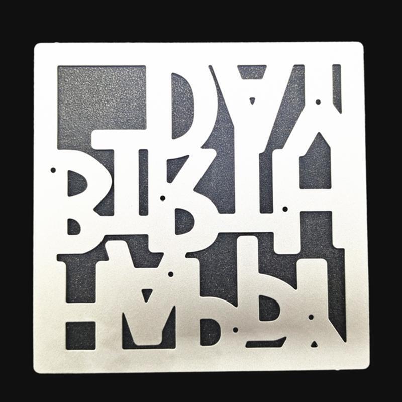 Irregular Birthday Letter Metal Cutting Dies Stencil Scrapbooking DIY Album Card