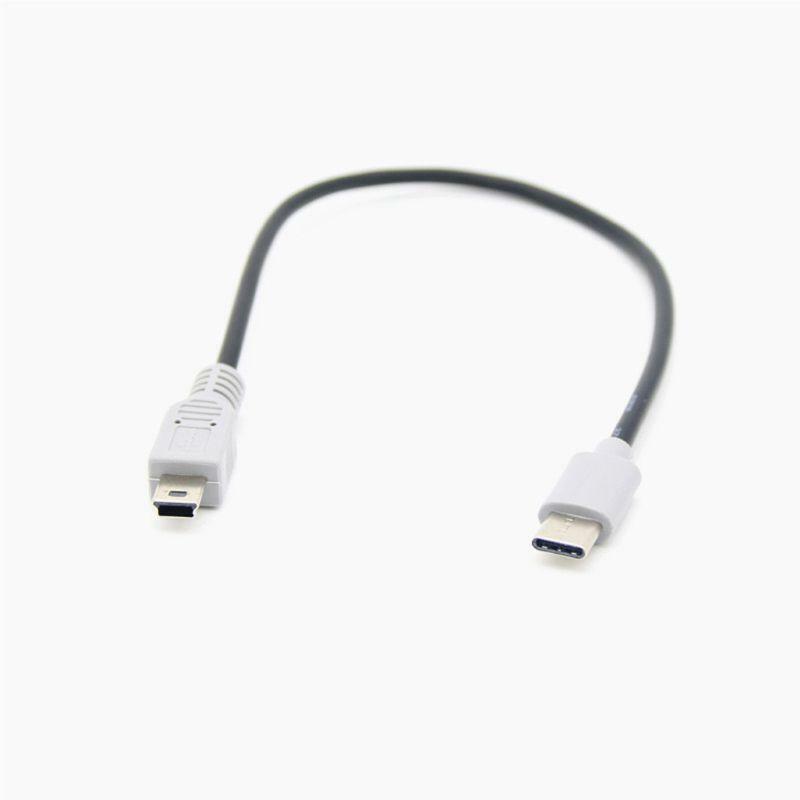 1M USB Type C 3.1 Male To Mini USB 5 Pin B Male Plug Converter
