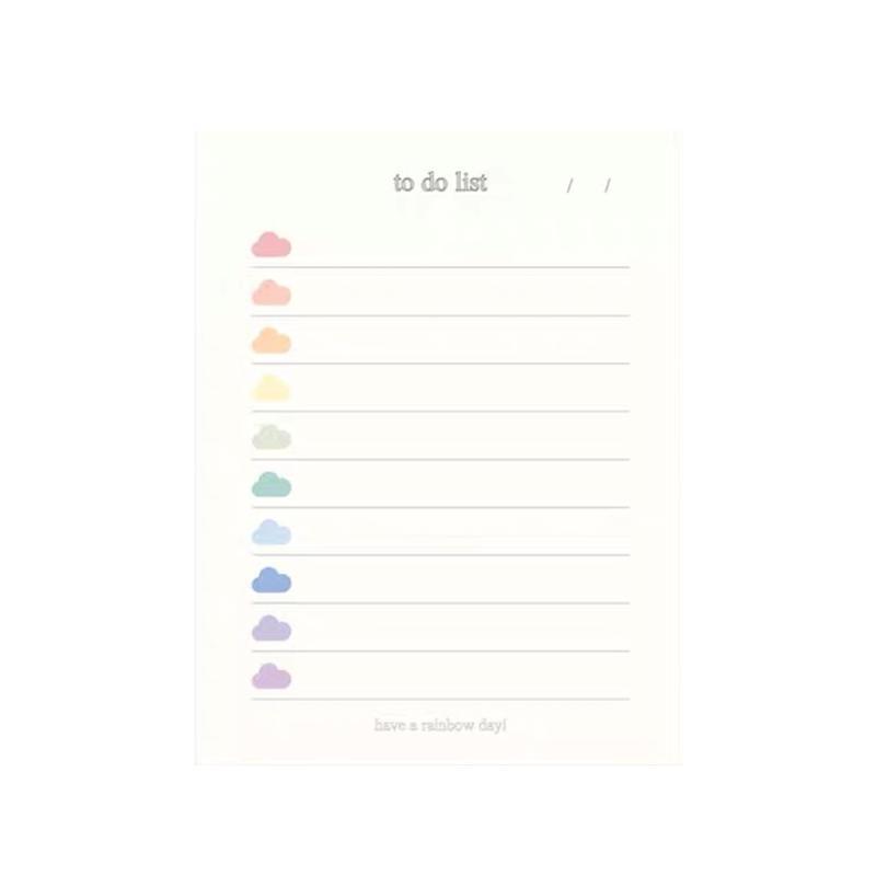Pocket Daily Planner Daily To-do-list Pad Mini Writing Pad Note Papers 50 Sheets