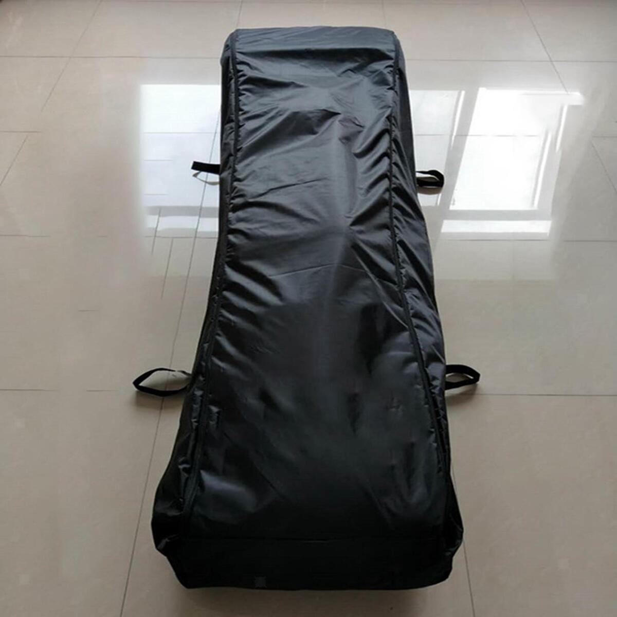 Body Bag Stretcher Black Waterproof Cadaver Pouch for Sleeping Camping