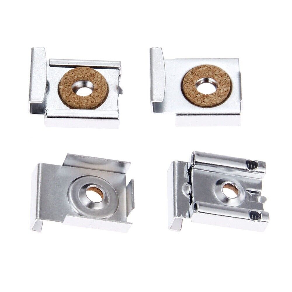 32mm x 24mm Mirror Clips Notice Board Hanging Wall Hook Bracket Holder Frameless