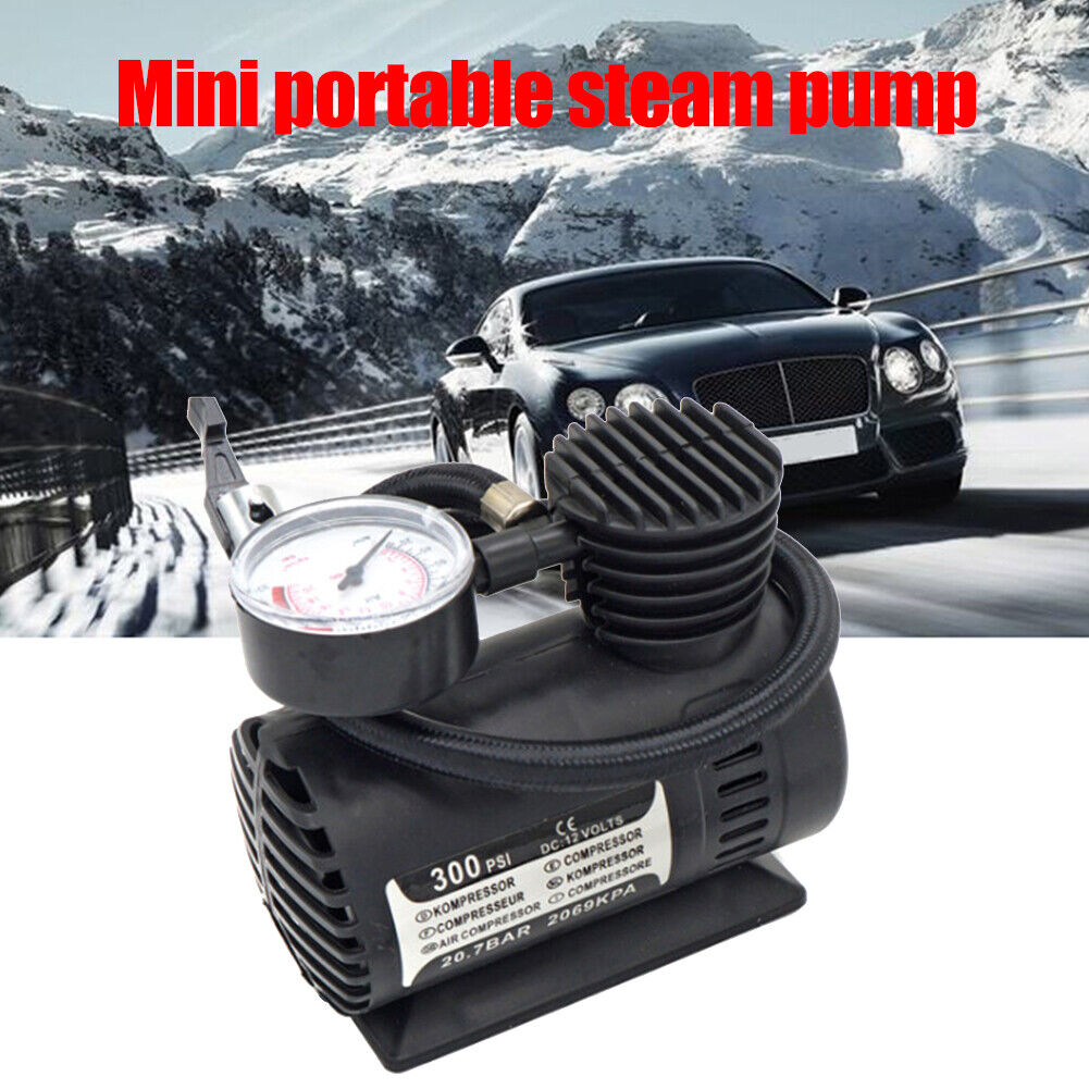 300 PSI 12V Digital Tire Pump Auto Air Compressor Car Tire Inflator Gauge