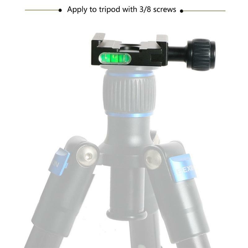 QR-50 Clamp Adapter Quick Release QR Plate Standard 1/4 3/8 Inch Arca Swiss