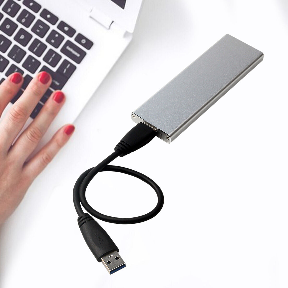SSD to USB 3.0 Hard disk Enclosure Case Adapter for  2012 A1466