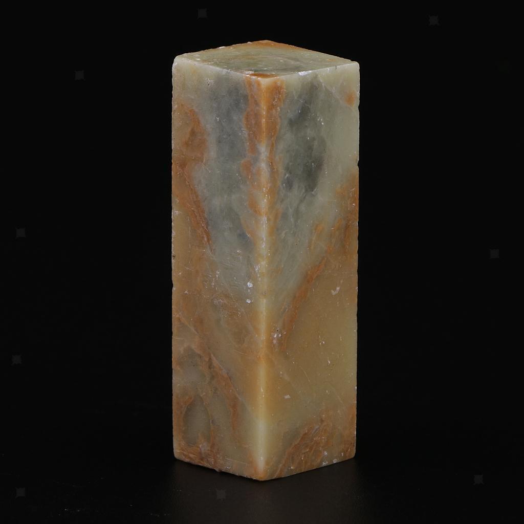 DIY Handmade Chinese Stone Chop Stamp Material Seals Stone Ornaments Decor