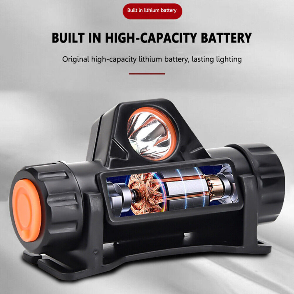 LED Headlamp Super Bright Warning Headlights for Riding Running Camping
