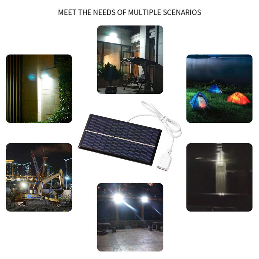 1W 6V Mini Solar Panel DIY Solar System for Phone Power Bank Cell Chargers