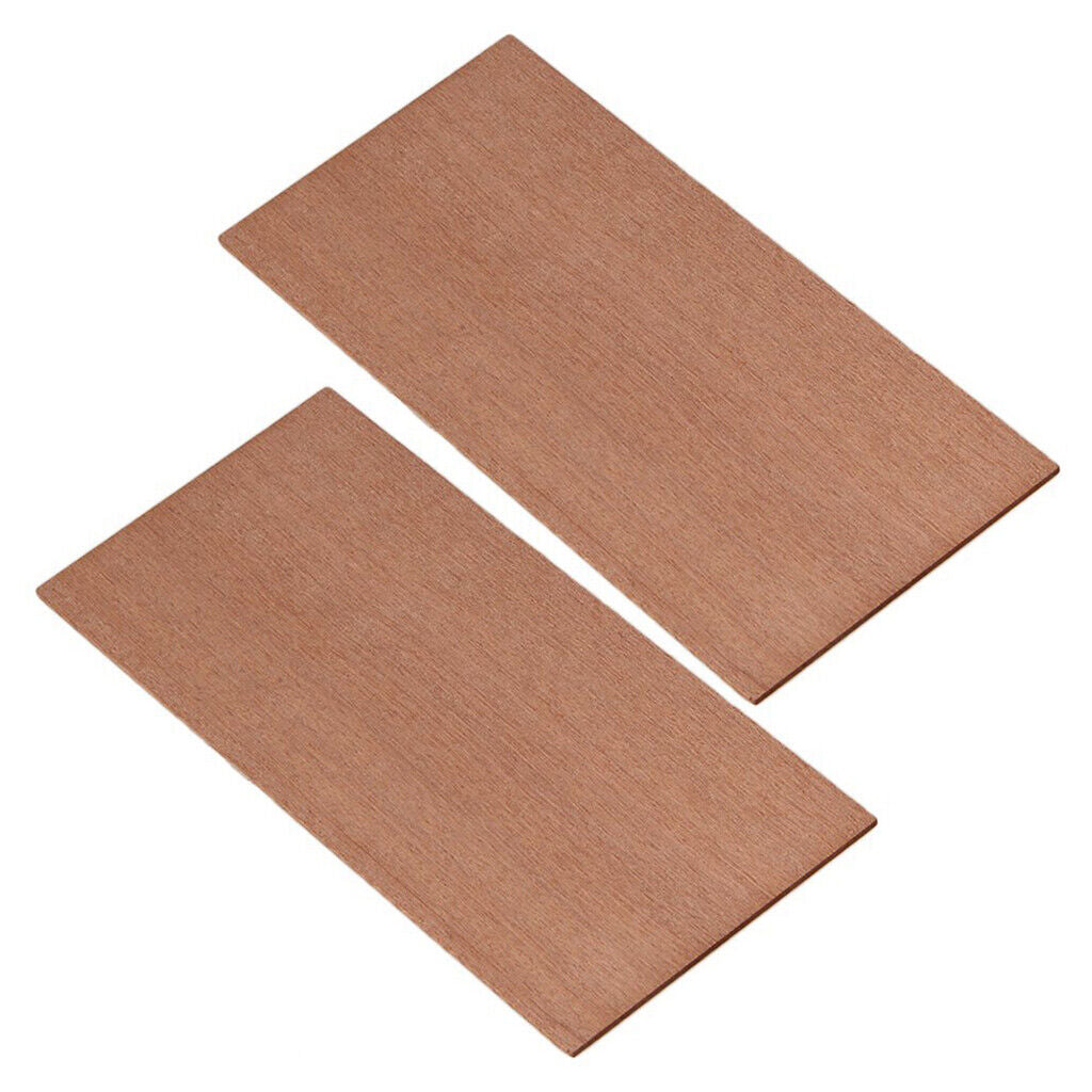 3x Guitar Parts Head Veneer Sapele Wood Headstock Luthier Tonewood DIY Tool