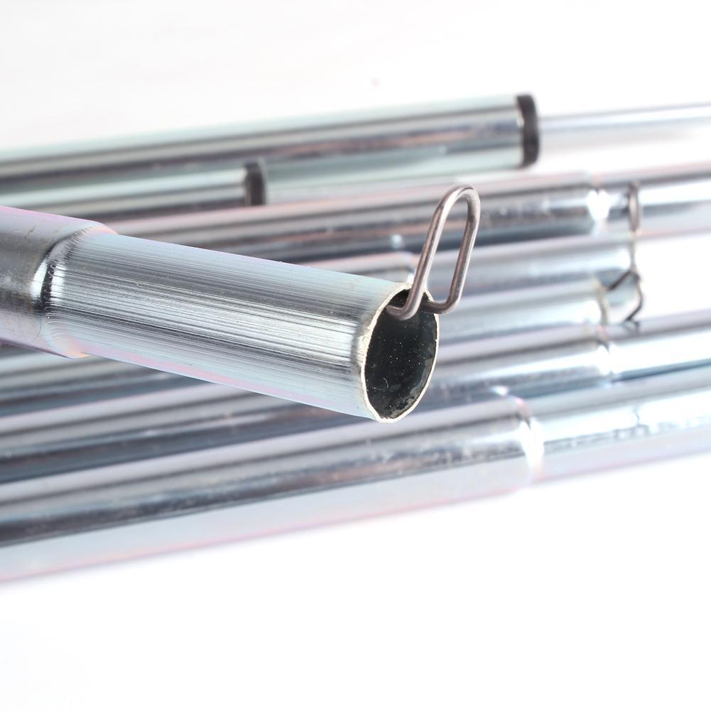 Outdoor Tent Pole Camping Awning Rod Stand Extending Iron Frame Canopy Rod