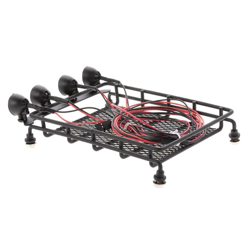 155*110*40mm  Roof Rack w/ Round  & Lampshade /10 RC Car