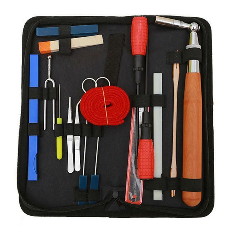 18 Pieces Piano Tuning Tools Kit Professional Piano Tuning Kits Tuning Fork