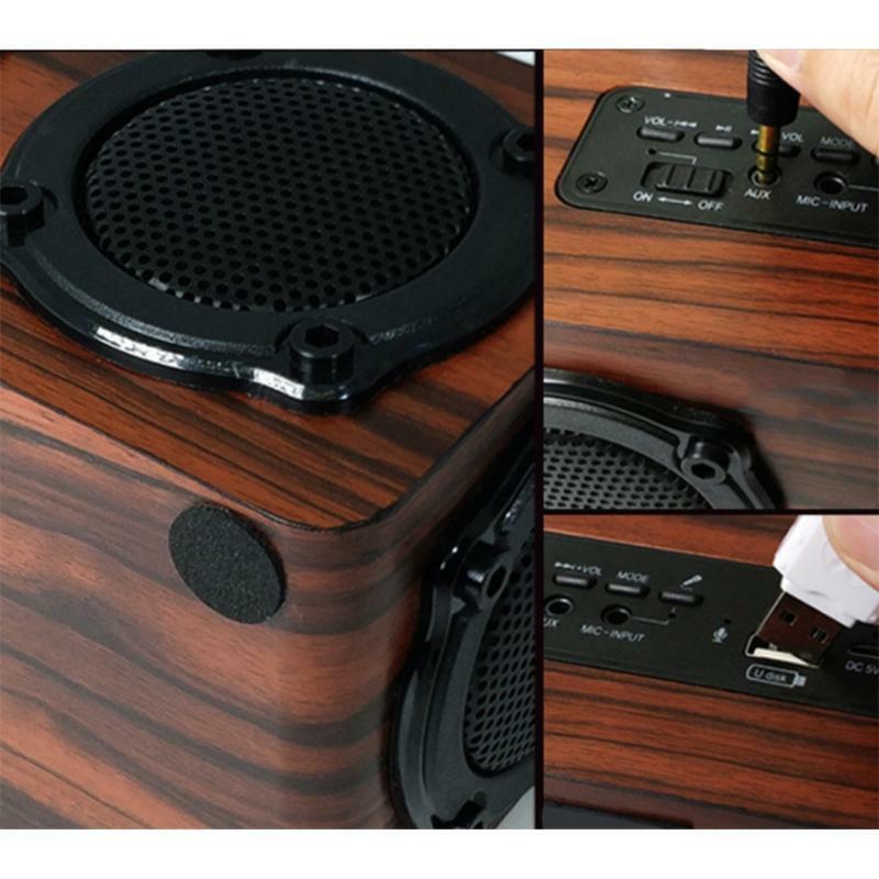 Portable Bluetooth-compatible Speaker Stereo Dual-Bass with Imported Chip & Bass