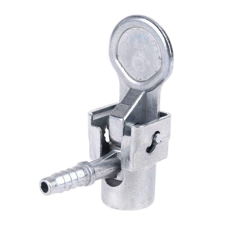 Mini Air Compressor Inflator Tyre 1/4 in Lock Chuck Hose End with Barb Connector