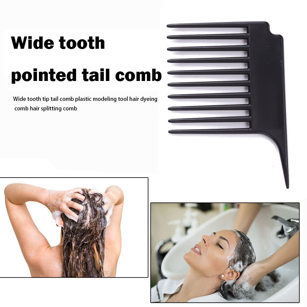 Wide Tooth Comb Antistatic Rat Tail Hairbrush Wet Drying Hair Styling Tool