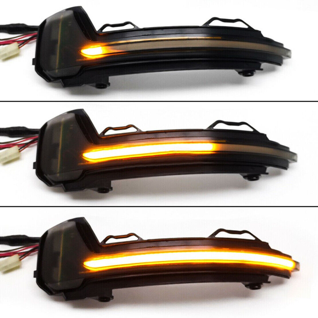 1Pair Mirror Indicator Turn Signal Light fit for VW Tiguan MK2 2017-2019