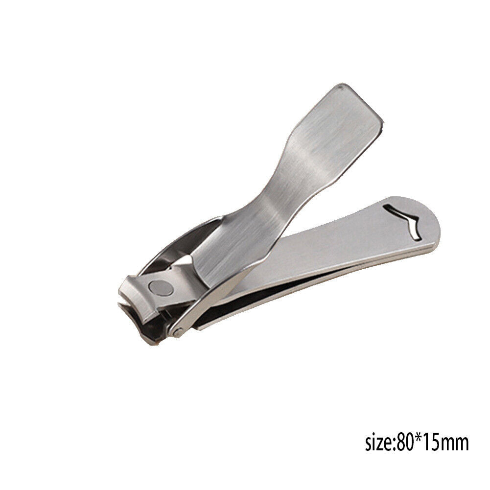 Portable Stainless Steel Splash-Proof Nail Clippers Fingernail Scissor (S)